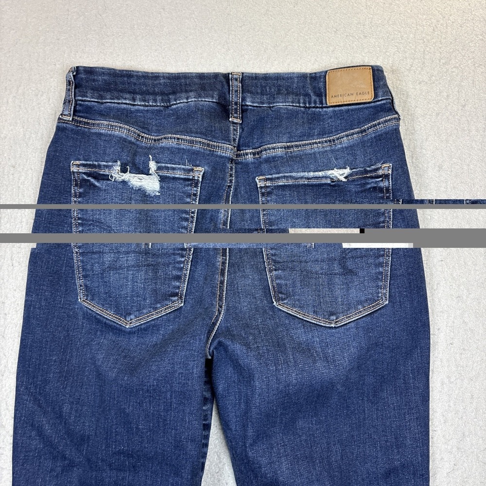 American Eagle Women's Curvy High-Rise Jegging Next Level Stretch Size 8R - Picture 7 of 11
